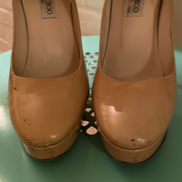 Jimmy Choo Mustard yellow heels as-is - Picture 14 of 15